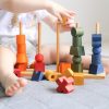 RAINBOW STACKING TOY  WOODEN STORY
