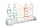 RAINBOW STACKING TOY  WOODEN STORY