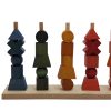 RAINBOW STACKING TOY  WOODEN STORY