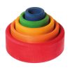 BOLS PETITS DE FUSTA MULTICOLORS VERMELL
