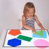 joguines montessori FORMES DE COLORS GEGANTS TRANSLUCIDES