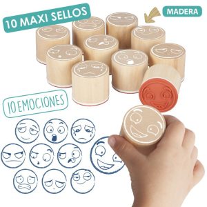 joguines online MAXI SEGELLS DE LES 10 EMOCIONS BÀSIQUES