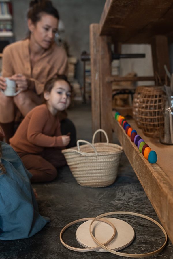 joguines montessori MANDALA RAINBOW EGGS GRAPAT