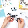 Kapla joguines ZEBRABIT ANIMAL KIT THE OFFBITS