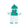 PIJAMA PEL FRED VERD AMB RATLLES 38 CM