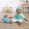 PIJAMA PEL FRED VERD AMB RATLLES 38 CM